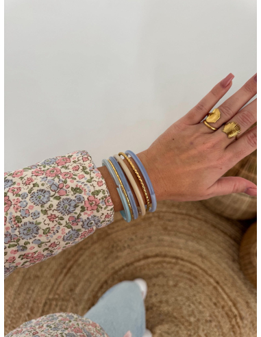 Jonas - bracelets bleu ciel