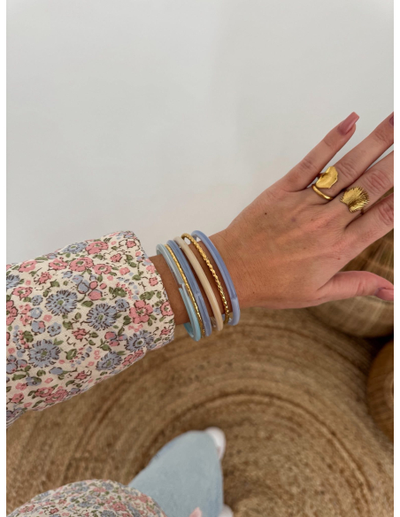 Jonas - bracelets bleu ciel