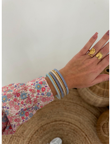 Jonas - bracelets bleu ciel