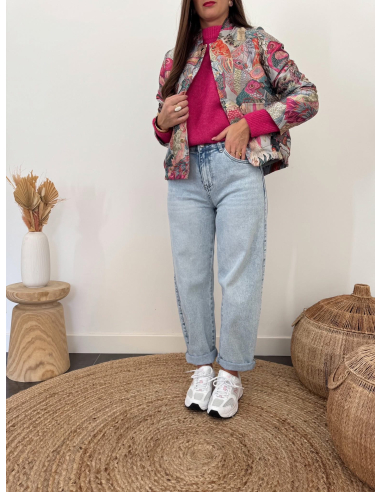 Tropica - bombers jacquard motif oiseaux