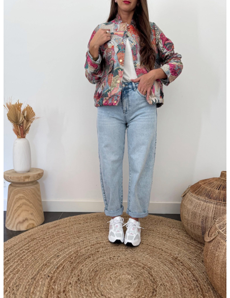 Tropica - bombers jacquard motif oiseaux