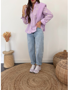 Eloïse - chemise lilas 2