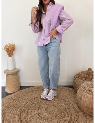 Eloïse - chemise lilas