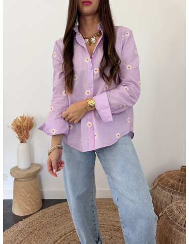 Eloïse - chemise lilas