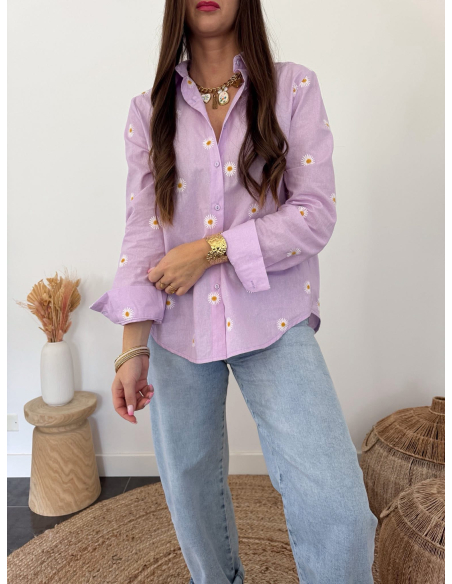 Eloïse - chemise lilas