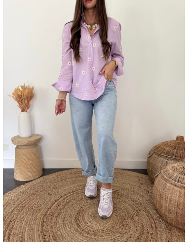 Eloïse - chemise lilas