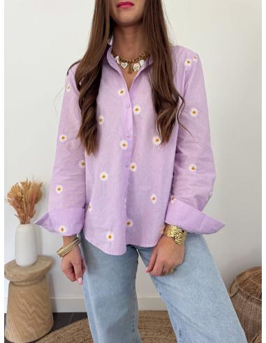 Eloïse - chemise lilas