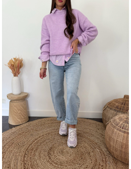 Luz - pull lilas