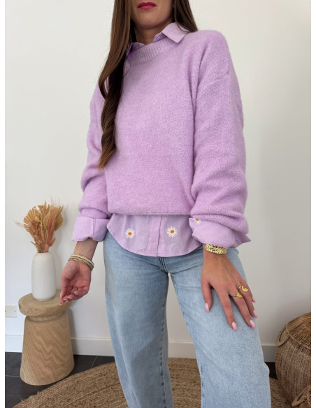 Luz - pull lilas