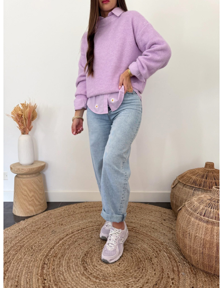 Luz - pull lilas