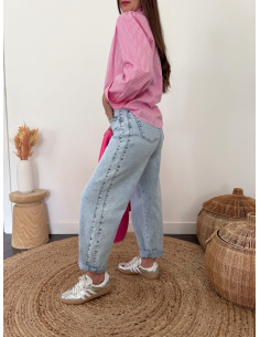 Sandrine - chemise vichy rose 2