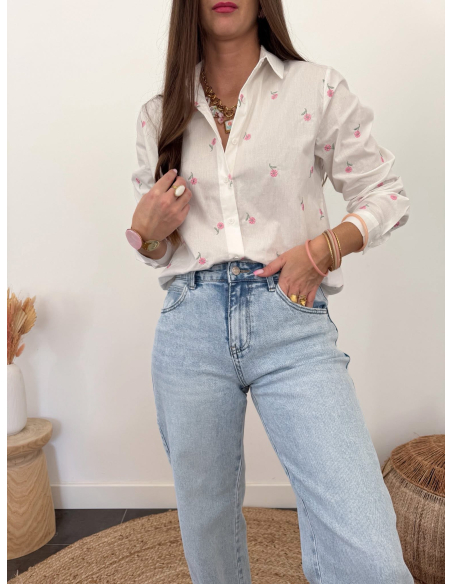 Orélane - chemise fleurie