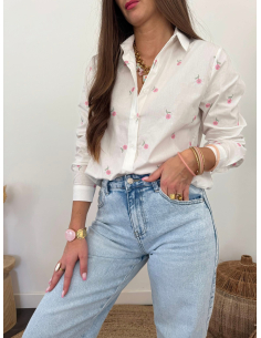 Orélane - chemise fleurie 2