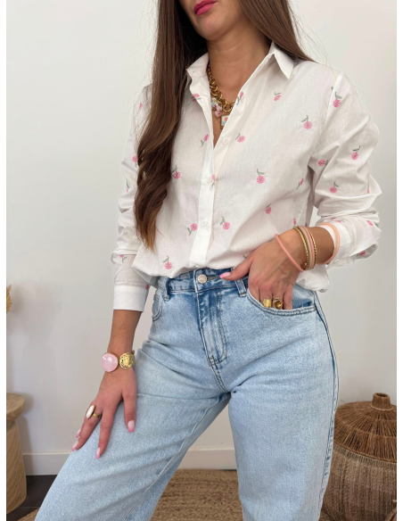 Orélane - chemise fleurie