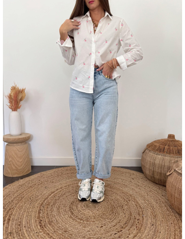 Orélane - chemise fleurie