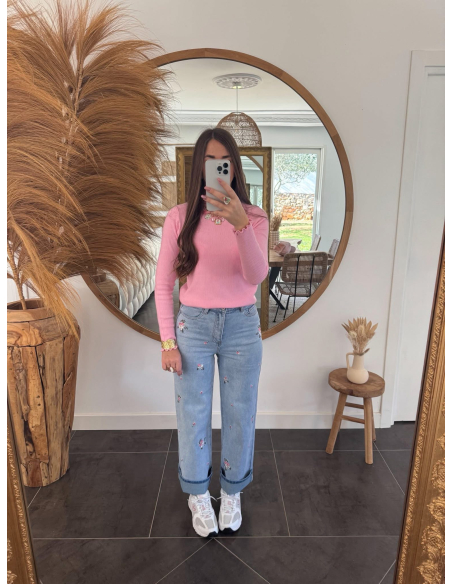 Braddy - pull fin rose