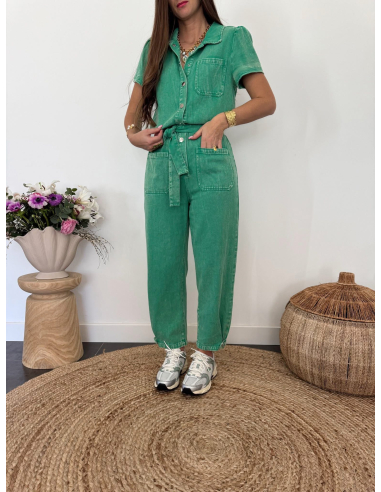 (PRÉCOMMANDE) Ralpha - combinaison en jean vert
