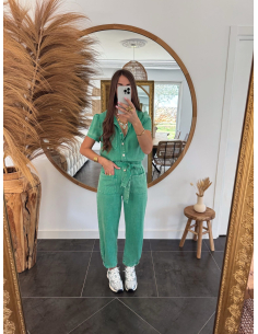 (PRÉCOMMANDE) Ralpha - combinaison en jean vert