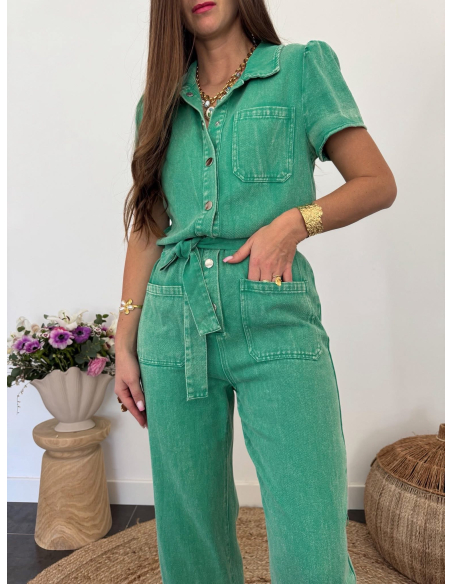 (PRÉCOMMANDE) Ralpha - combinaison en jean vert