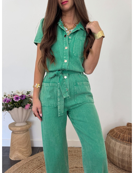 (PRÉCOMMANDE) Ralpha - combinaison en jean vert