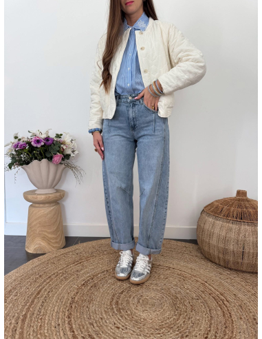 Marco - bombers matelassé écru