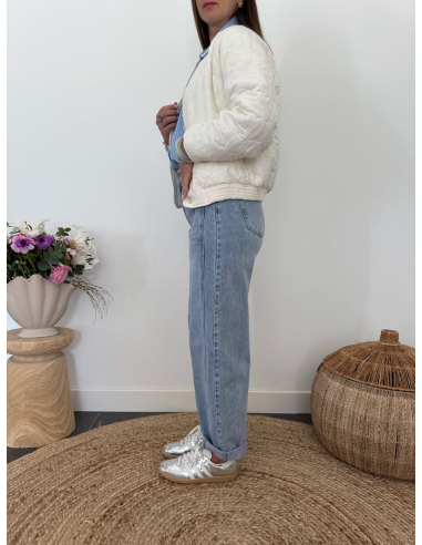 Marco - bombers matelassé écru