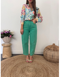 Gilia - chemise fleurie