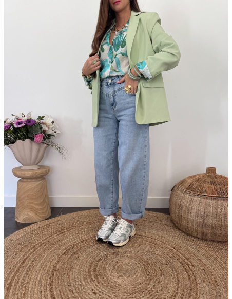 Samba - blazer vert d'eau