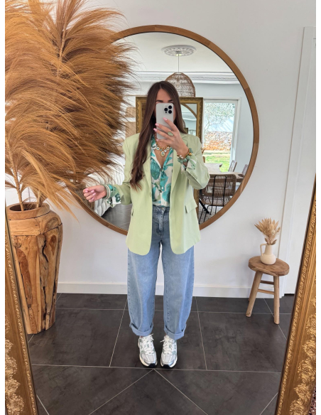 Samba - blazer vert d'eau