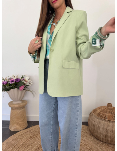 Samba - blazer vert d'eau