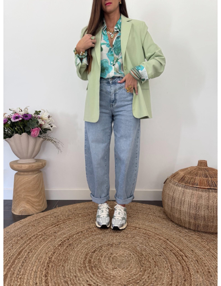 Samba - blazer vert d'eau