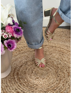 Flany - sandales dorées