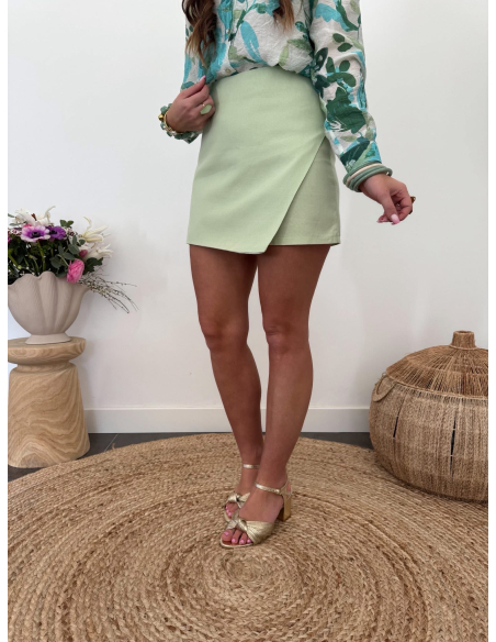Samba - jupe-short vert d'eau