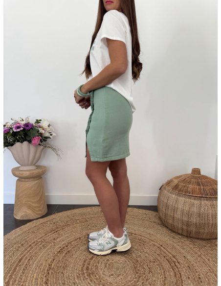 Elodine - jupe vert sauge