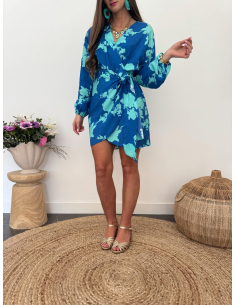 Zelda - robe portefeuille bleue