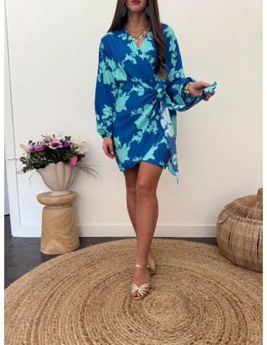 Zelda - robe portefeuille bleue