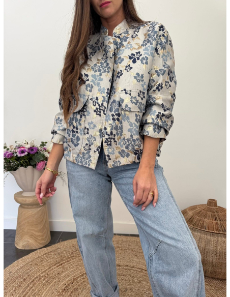 Mally - bombers jacquard fleuri