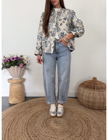 Mally - bombers jacquard fleuri