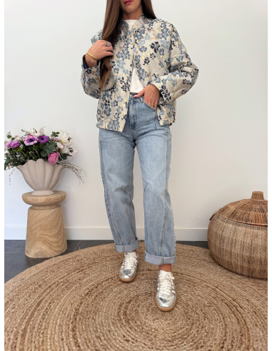 Mally - bombers jacquard fleuri