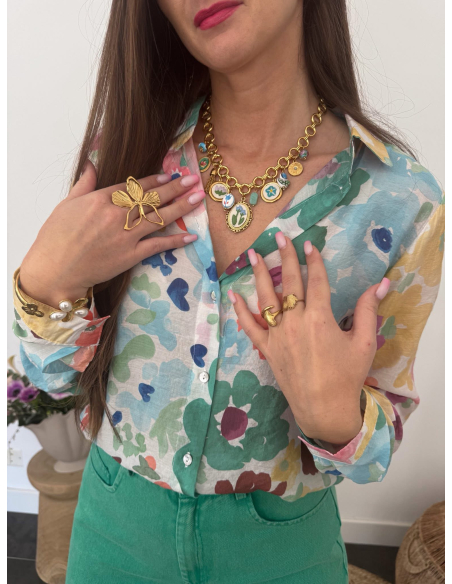 Flo - collier charms