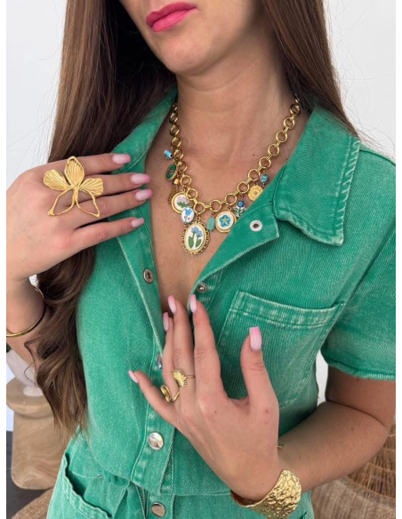 Flo - collier charms