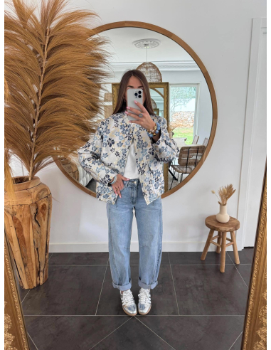 Mally - bombers jacquard fleuri