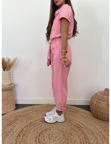 (PRÉCOMMANDE) Ralpha - combinaison en jean rose