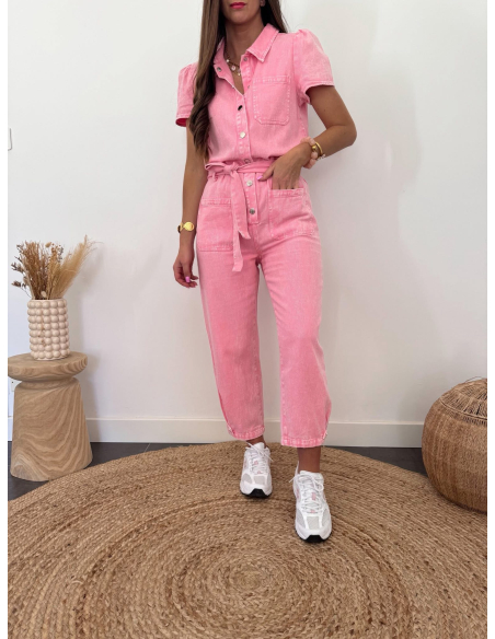 (PRÉCOMMANDE) Ralpha - combinaison en jean rose