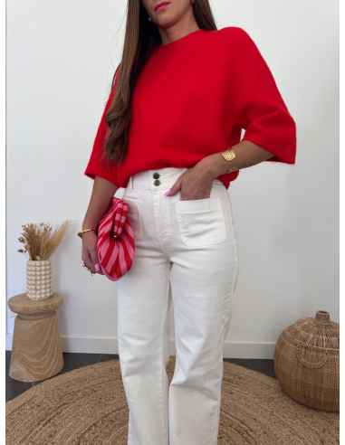Charlie - pull rouge