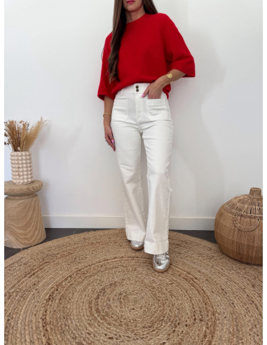 Charlie - pull rouge