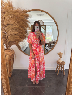 Solia - robe longue fleurie