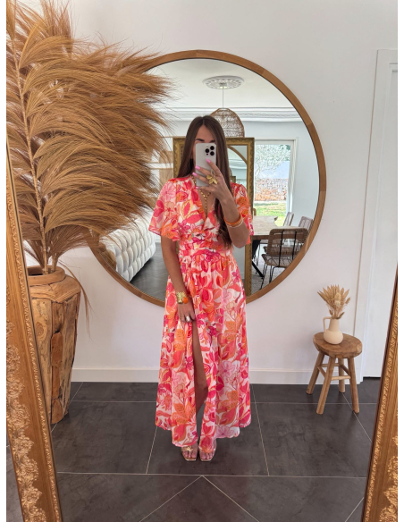 Solia - robe longue fleurie