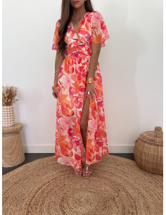 Solia - robe longue fleurie 2