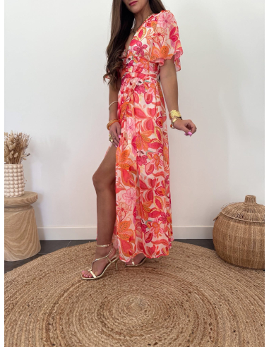 Solia - robe longue fleurie